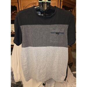 Akademiks Shirt Size Xl 22" PTP, 29" Long. Short Sleeve, Front Pocket.